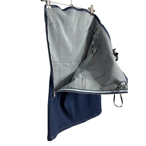 NEW Free People x SER.O.YA Leighton Dress Denim Micro Mini Size Small - Picture 7 of 8